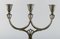 Danish Pewter Candleholders from Just Andersen, 1920s, Set of 2, Image 3