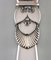 Sterling Silver and Stainless Steel Model Cactus Dinner Knife by Georg Jensen, 1940s 3