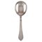 Hammered Sterling Silver Serving Spoon by Georg Jensen, 1940s 1