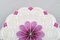Assiette Antique Meissen avec Motif Floral et Décoration Violette, 19ème Siècle 3