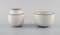 Stig Lindberg for Gustavsberg Birka Teapot with Sugar & Cream Set, Set of 3 2