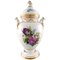 Antique Baluster Shaped Porcelain Lidded Vase from Royal Copenhagen 1