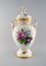 Antique Baluster Shaped Porcelain Lidded Vase from Royal Copenhagen, Image 3