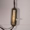 Lampe aus Messing & Stoff, Italien, 1950er 7