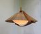 German Teak and Acrylic Glass Ceiling Lamp from Temde, 1960s 13