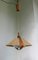 German Teak and Acrylic Glass Ceiling Lamp from Temde, 1960s, Image 4