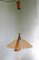 Lampada da soffitto in teak e acrilico di Temde, Germania, anni '60, Immagine 5
