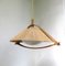German Teak and Acrylic Glass Ceiling Lamp from Temde, 1960s 6