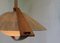 German Teak and Acrylic Glass Ceiling Lamp from Temde, 1960s, Image 14