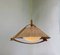 German Teak and Acrylic Glass Ceiling Lamp from Temde, 1960s 11