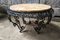 Marble Pedestal Table, 1940s 1