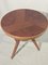 Runder Mid-Century Couchtisch aus Holz 2