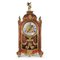 Antique Mechanical Clock in Inlaid Wood, Image 1