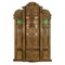 Tür aus geschnitztem Holz, 1850er 1