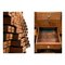 Bücherregal aus Holz mit 99 Schubladen, 1940er 6