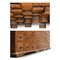 Librería de madera con 99 cajones, años 40, Imagen 3