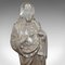 Estatua de Jesucristo antigua de vidrio, década de 1900, Imagen 8