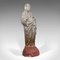 Antique French Glass Statue of Jesus Christ, 1900s 1