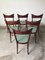 Mid-Century Dining Chairs in the Style of Ico Parisi, Set of 6 3