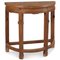 Antique Half Moon Elm Table, Image 1