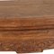 Antiker halbmondförmiger Tisch aus Ulmenholz 3