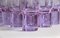 Italian Violette Crystal Glasses, 1970s, Set of 10, Image 5