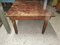 Italian Square Pinewood Kitchen Table, 1940s 5