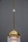 Lampe à Suspension Jugendstil avec Bâtons en Verre, 1908 14