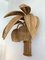 Vintage French Rattan Palm Tree Sconces, Set of 2 9