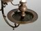 Italienischer Barocker Italienischer Kronleuchter mit Fünf Leuchten aus Bronze, 1700er 14