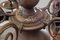 Italienischer Barocker Italienischer Kronleuchter mit Fünf Leuchten aus Bronze, 1700er 10