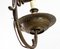 Lámpara de araña barroca italiana de bronce con 5 brazos, década de 1700, Imagen 13
