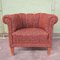 Art Deco German Bordeaux Lounge Chair, 1930s 2