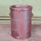 Pot Industriel Rouge Antique en Faïence, 1900s 1