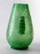 Bicchiere Pulegoso in vetro di Murano soffiato verde di Seguso, 1934, Immagine 3