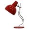 Red Table Lamp by Josef Hurka for Lidokov, Czechoslovakia, 1970s 1