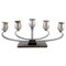 Mid-Century Danish Stainless Steel 5-Arm Candleholder from Cohr, Image 1