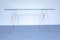 Vintage Glass and Steel Console Table, Image 11
