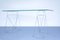 Vintage Glass and Steel Console Table, Image 9