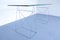 Vintage Glass and Steel Console Table 5