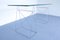 Vintage Glass and Steel Console Table, Image 5
