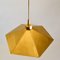 Belgian Brass Umbrella Shaped Pendant Lamps, 1970s, Set of 2 5