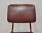 Maroon Leatherette Chairs by Louis van Teeffelen, 1960s, Set of 4, Image 23