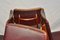 Maroon Leatherette Chairs by Louis van Teeffelen, 1960s, Set of 4 15