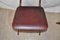 Maroon Leatherette Chairs by Louis van Teeffelen, 1960s, Set of 4 11