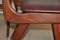 Maroon Leatherette Chairs by Louis van Teeffelen, 1960s, Set of 4 7