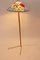 Lámpara de pie austriaca con patas de bambú de JTKalmar, años 50, Imagen 6