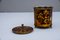Arts & Crafts Austrian Brass and Wood Round Box by Erhard & Söhne, 1920s, Image 3