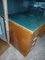 Large Italian Linoleum Top Desk with Side Drawers, 1950s, Image 7