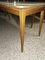 Vintage Italian Rectangular Dining Table with Oval Top, 1950s 9